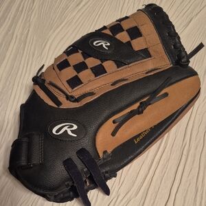 Rawlings Black and Tan Men's Leather Glove